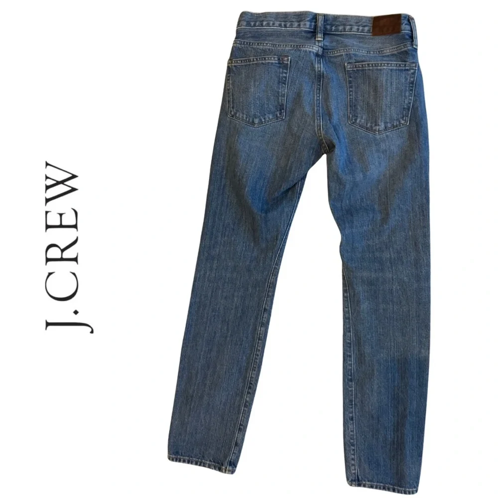 J. Crew 100% Cotton 484 Slim Fit denim Blue Jeans 29” waist boy men light school